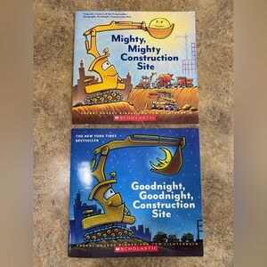 Mighty, Mighty Construction Site & Goodnight, Goodnight, Construction Site Books